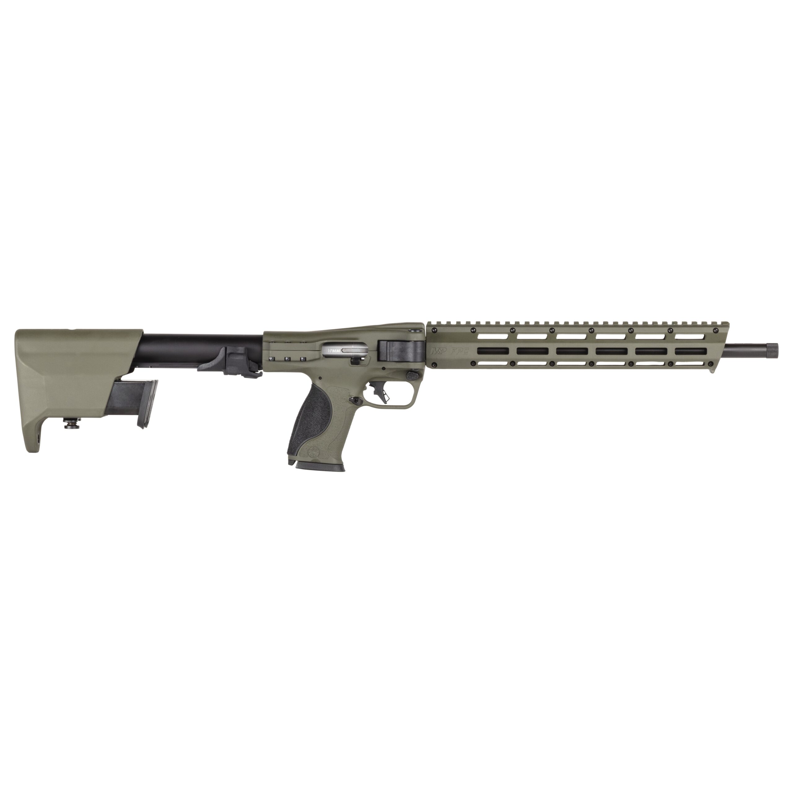 SMITH AND WESSON M&P FPC 10MM ODG 16.25" 15+1