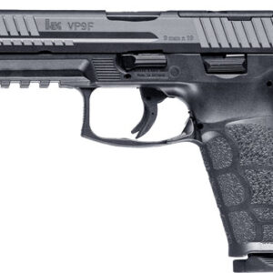 HK VP9A1 F OPTICS READY 9MM - 4.5" BBL 2-15RD MAGS BLACK