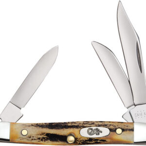CASE KNIVES GENUINE STAG - SMALL STOCKMAN