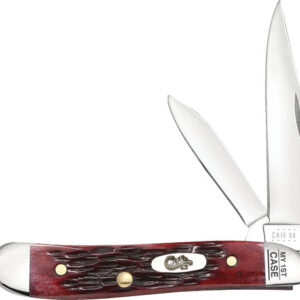 CASE KNIVES MY FIRST CASE - PEACH SEED JIG OLD RED PEANUT