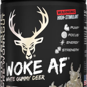 BUCKED UP PRE-WORKOUT WOKE AF - WHITE GUMMY DEER 30 SERVINGS