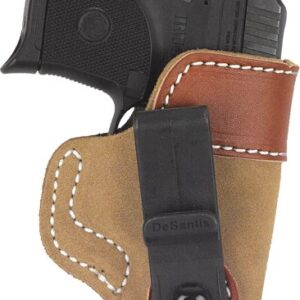 DESANTIS SOFT TUCK HOLSTER IWB - RH LTHR FITS GLOCK 43 NATURAL