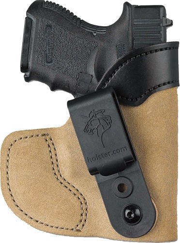 DESANTIS POCKET TUK HOLSTR RH - IWB/POCKET LTHER J FRAME SUEDE - Image 3