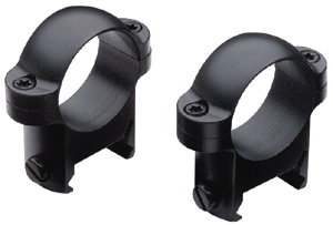 BURRIS ZEE RINGS 1" LOW - STEEL GLOSS