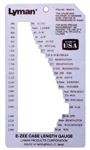 LYMAN TRIM-TO-LENGTH CASE - GAUGE