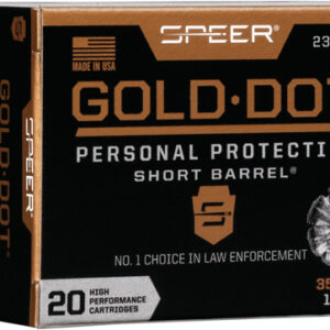 SPEER GOLD DOT 357 MAG 135GR - GDHP SHORT BARREL 20RD 10BX/CS