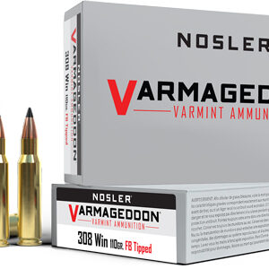 NOSLER VARMAGEDDON 308 WIN - 110GR FBT 20RD 10BX/CS