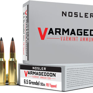 NOSLER VARMAGEDDON 6.5 GRENDAL - 90GR FBT 20RD 10BX/CS