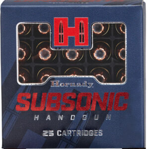 HORNADY SUBSONIC 9MM LUGER - 147GR XTP 25RD 10BX/CS