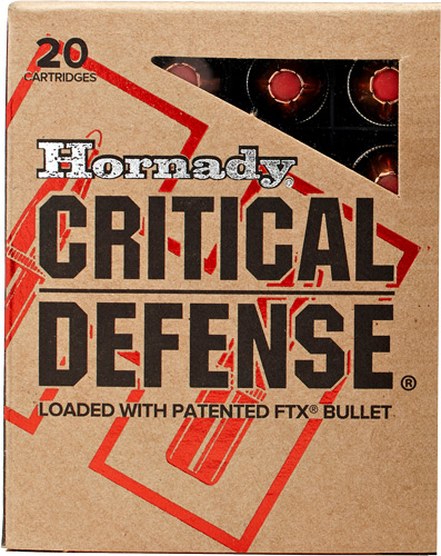 HORNADY CRITICAL DEFENSE 45 - ACP 185GR FTX 20RD 10BX/CS - Image 2