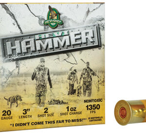 HEVI-SHOT HEAVY HAMMER 20GA - 3" 1OZ #2 25RD 10BX/CS