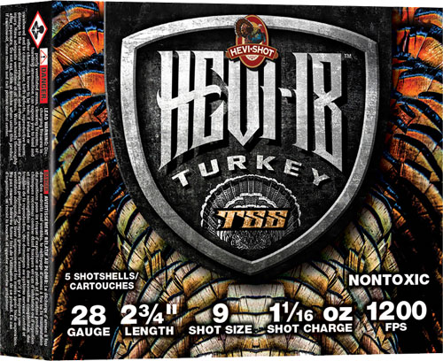 HEVI-SHOT HEAVY 18 TSS 28GA - 3" 1-1/16OZ #9 5RD 10BX/CS