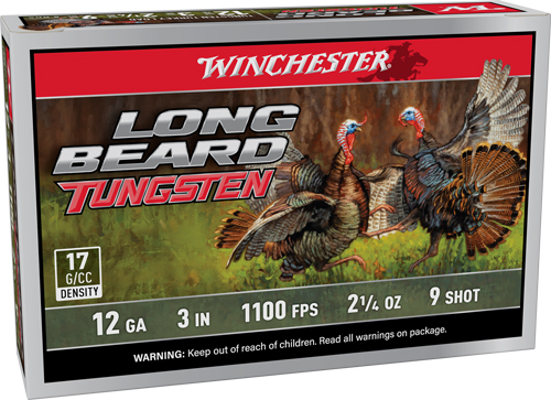 WINCHESTER LONG BEARD TS17 - 12GA 3" 2-1/4OZ #9 5RD 10BX/CS