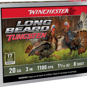 WINCHESTER LONG BEARD TS17 - 20GA 3" 1-9/16OZ #8 5RD 10BX/C