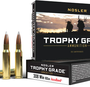 NOSLER TROPHY GRADE 308 WIN - 165GR ACCUBOND 20RD 10BX/CS