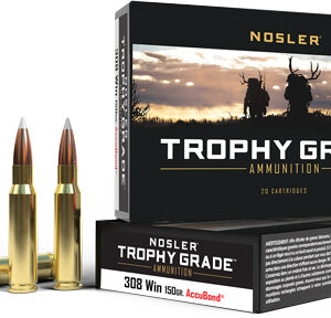 NOSLER TROPHY GRADE 308 WIN - 150GR ACCUBOND 20RD 10BX/CS