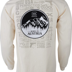 GLOCK OEM BORN IN AUSTRIA LONG - SLEEVE SHIRT TAN XX-LARGE