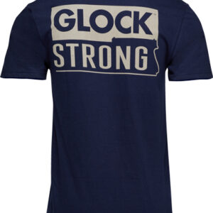 GLOCK STRONG SHORT - SLEEVE T SHIRT NAVY LARGE