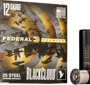 FEDERAL BLACK CLOUD 12GA 3.5" - 1-1/2OZ #4 1500FPS 25RD 10BX/C