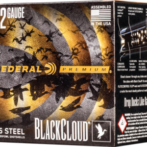 FEDERAL BLACK CLOUD 12GA 3" - 1-1/4OZ #2 1450FPS 25RD 10BX/C