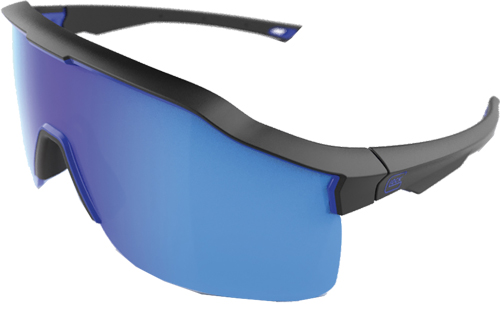 GLOCK TACTICAL GLASSES SAFE - ACTION BLACK BLUE MIRROR LENS - Image 2