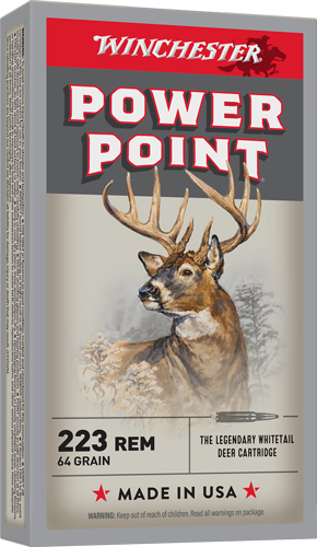 WINCHESTER SUPER-X 223 REM - 64GR POWER POINT 20RD 10BX/CS - Image 2