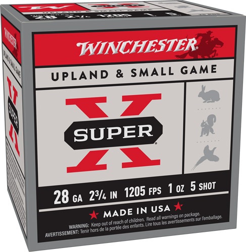 WINCHESTER SUPER-X 28GA 2.75" - 1OZ #5 1205FPS 25RD 10BX/CS - Image 2