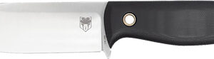 COBRATEC BACK COUNTRY 4.5" - BLACK W/KYDEX SHEATH 8.1OZ