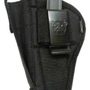 BULLDOG EXTREME SIDE HOLSTER - BLK COMP AUTO 2.5-3.75 W/LASER