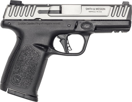 S&W SD40 2.0 40SW 4" FS 10-SH - SILVER SS SLIDE/BLACK POLYMER - Image 2