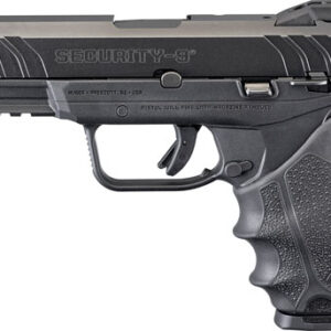 RUGER SECURITY-9 9MM LUGER - ADJ 10-SHOT BLUED HOGUE HANDAL