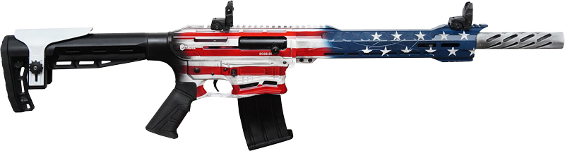 CITADEL BOSS25 12GA 3" 18.75" - TUBED MUZZLE BRAKE USA FLAG
