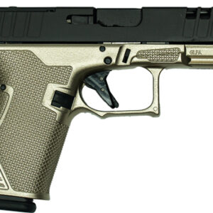 GLFA 19 STRIKER 9MM 4" 15 SHOT - BLACK SLIDE PLATINUM FRAME