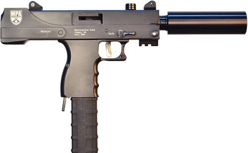 MPA DEFENDER 9MM TOP- - COCKING 4.5" TB BLACK 30RD