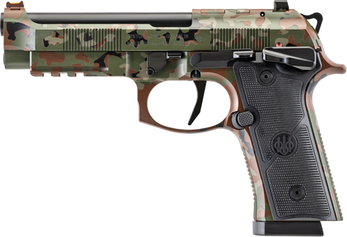BERETTA 92XI SAO FS 9MM 4.7" - 15RD FLECTARN CAMO 2 MAGS - Image 2