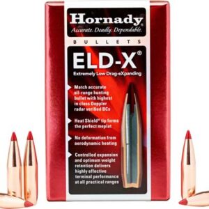 HORNADY BULLETS 22 CAL .224 - 80GR. ELD-X 100CT 25BX/CS