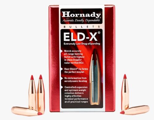 HORNADY BULLETS 25CAL. .257 - 128GR. ELD-X 100CT 25BX/CS