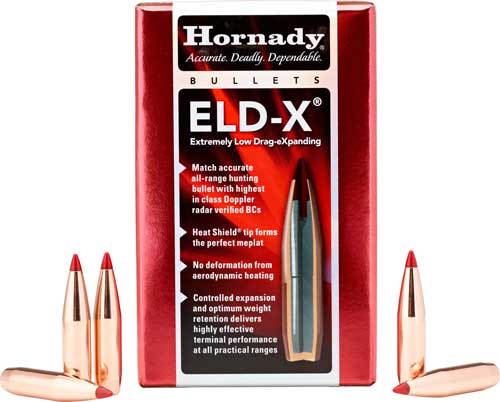 HORNADY BULLETS 25CAL. .257 - 110GR. ELD-X 100CT 25BX/CS