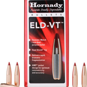 HORNADY BULLETS 30 CAL .308 - 174GR. ELD-VT 100CT 15BX/CS