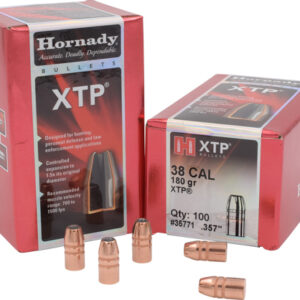 HORNADY BULLETS 38 CAL .357 - 180GR XTP 100CT 15BX/CS