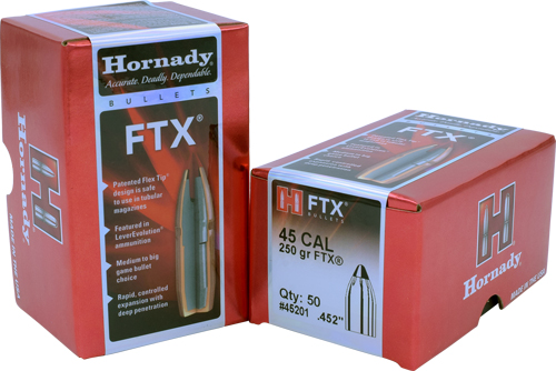HORNADY BULLETS 45 CAL .452 - 250GR FTX 50CT 25BX/CS - Image 2