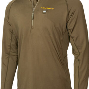 MUDDY NUCLEUS HEATED QUARTER - ZIP BROWN CLAY 2X-LARGE