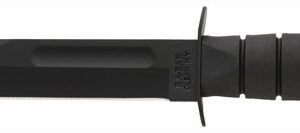KA-BAR FIGHTING/UTILITY KNIFE - 7" W/PLASTIC SHEATH BLACK