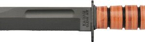 KA-BAR DOG'S HEAD UTILITY 7" - BLADE W/ LEATHER SHEATH