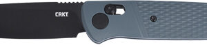 CRKT COUNTERPART 3.38" PLAIN - EDGE GRAY CROSSBAR LOCK