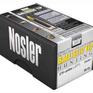 NOSLER BULLETS 270 CAL .277 - 150GR BALLISTIC TIP 50CT