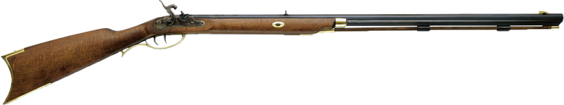 TRADITIONS CROCKETT RIFLE 32 - CAL 32" PERCUSSION BLUED/HRDWD - Image 2