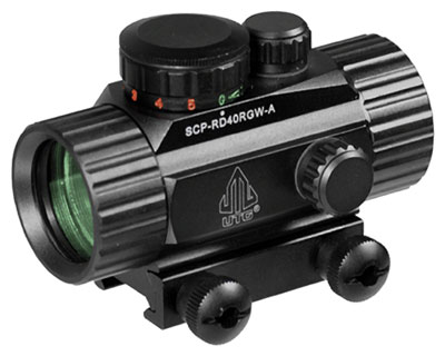 UTG RED DOT 4.0 MOA DOT 38MM - WITH INTEGRAL MOUNT