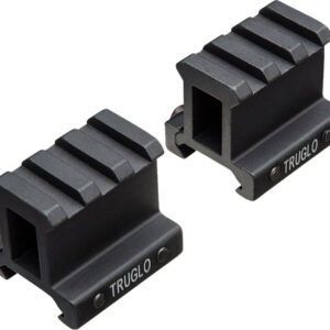 TRUGLO 2-PIECE PICATINNY RISER - MOUNT 1" RISE 1.36" LENGTH