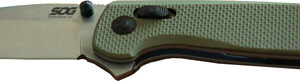 SOG KNIFE TERMINUS XR G10 PLN - EDGE 2.95" BLADE OLIVE DRAB